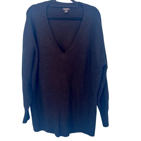 Halogen Black Sweater Dress Tunic 1X - Picture 1 of 8